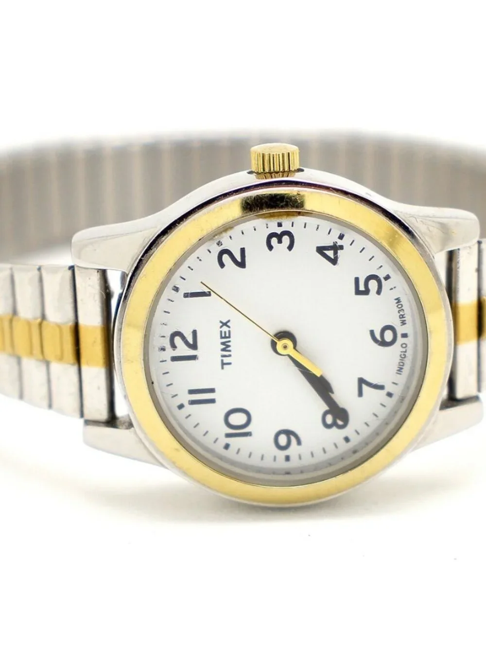 Timex Women's Wristwatch Stretch Bracelet Classics Two-Tone TW2V31300